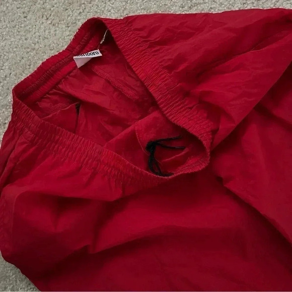 Marlboro Vintage Adventure Team Red Swish Nylon Windbreaker Pants Adult Size XL - Picture 13 of 16